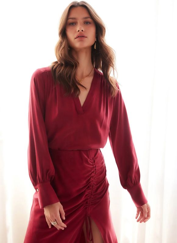 Fifteen Twenty Trista V-Neck Blouse