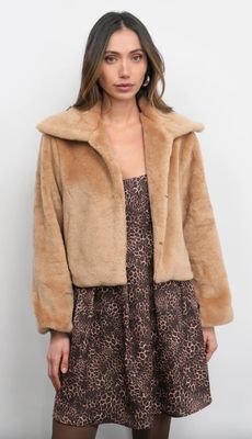Greylin Hailey Faux Fur Coat