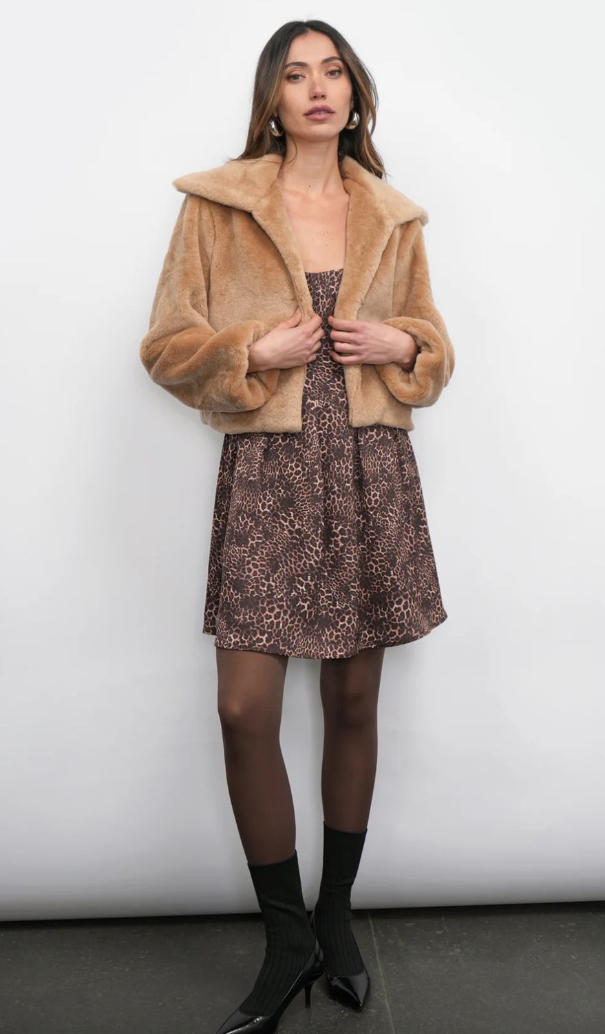 Greylin Hailey Faux Fur Coat