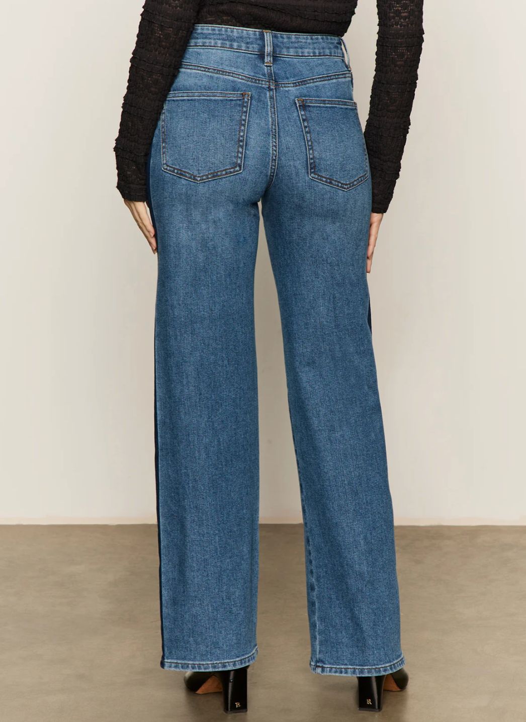 Sanctuary Tuxedo Relaxed Straight Jean