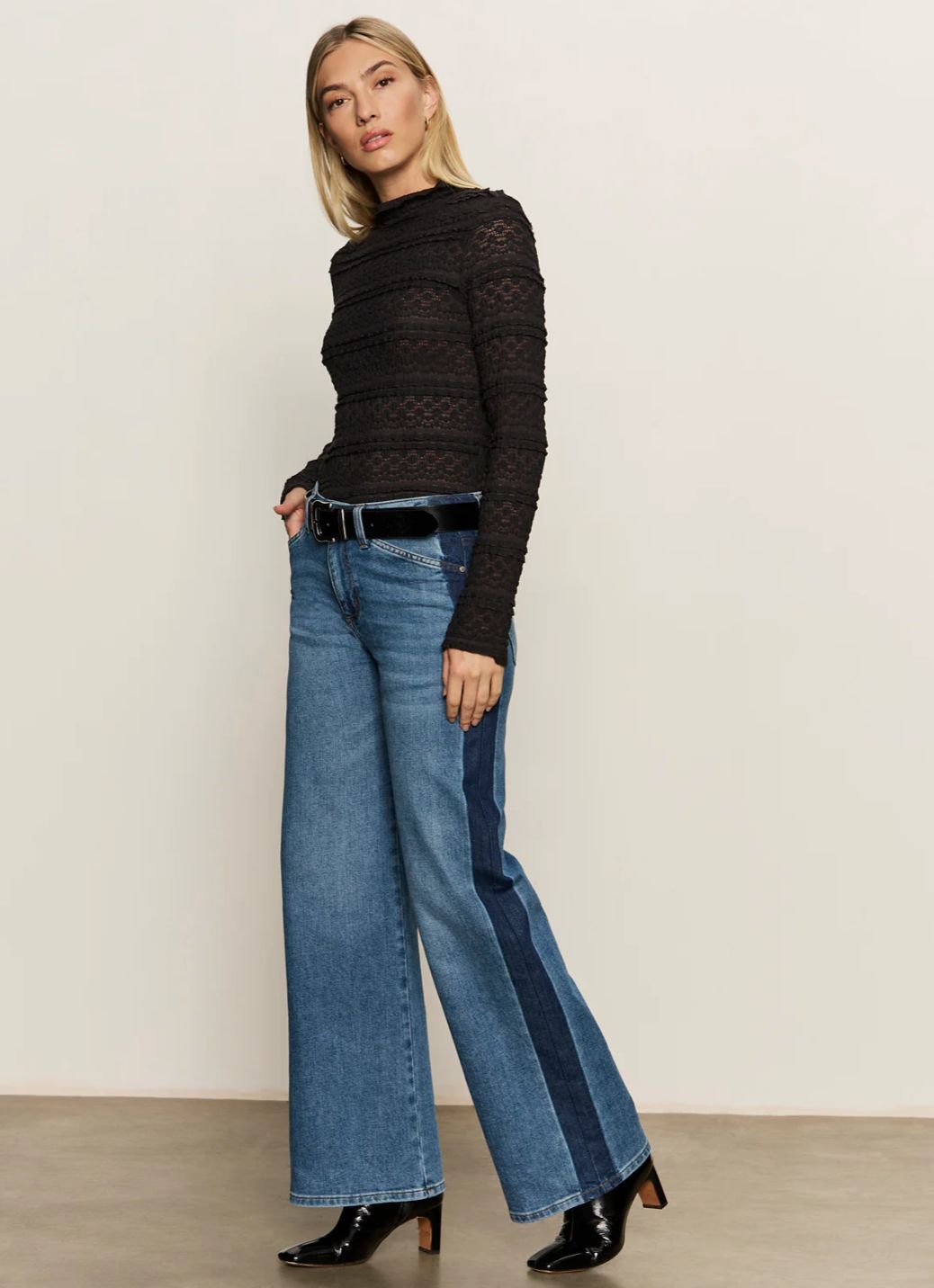 Sanctuary Tuxedo Relaxed Straight Jean