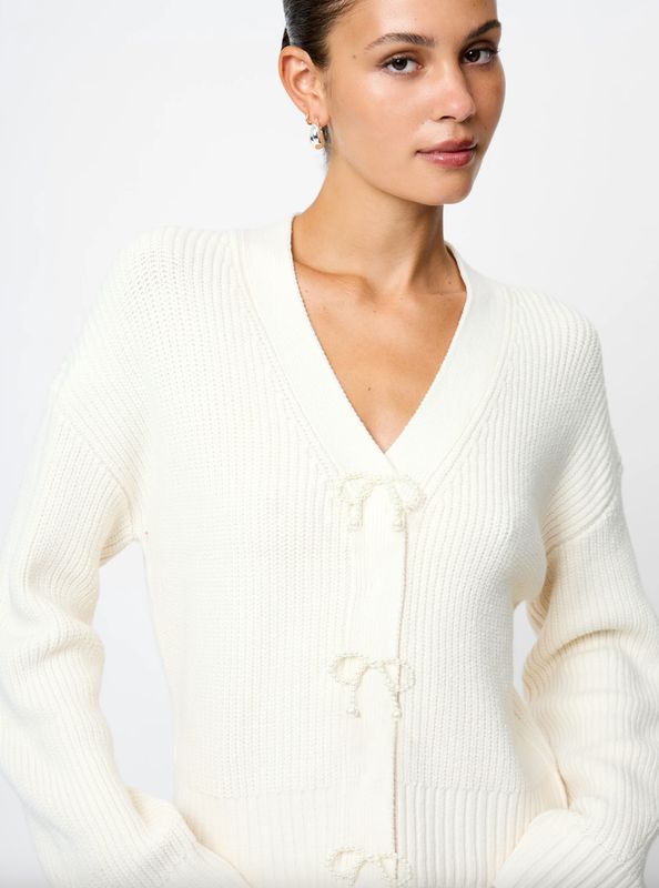 French Connection - Babysoft Pearl Bow Sweater