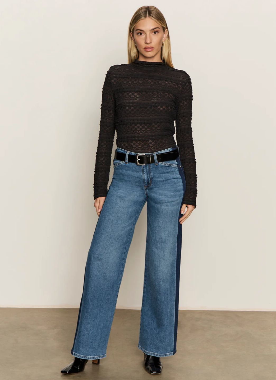 Sanctuary Tuxedo Relaxed Straight Jean