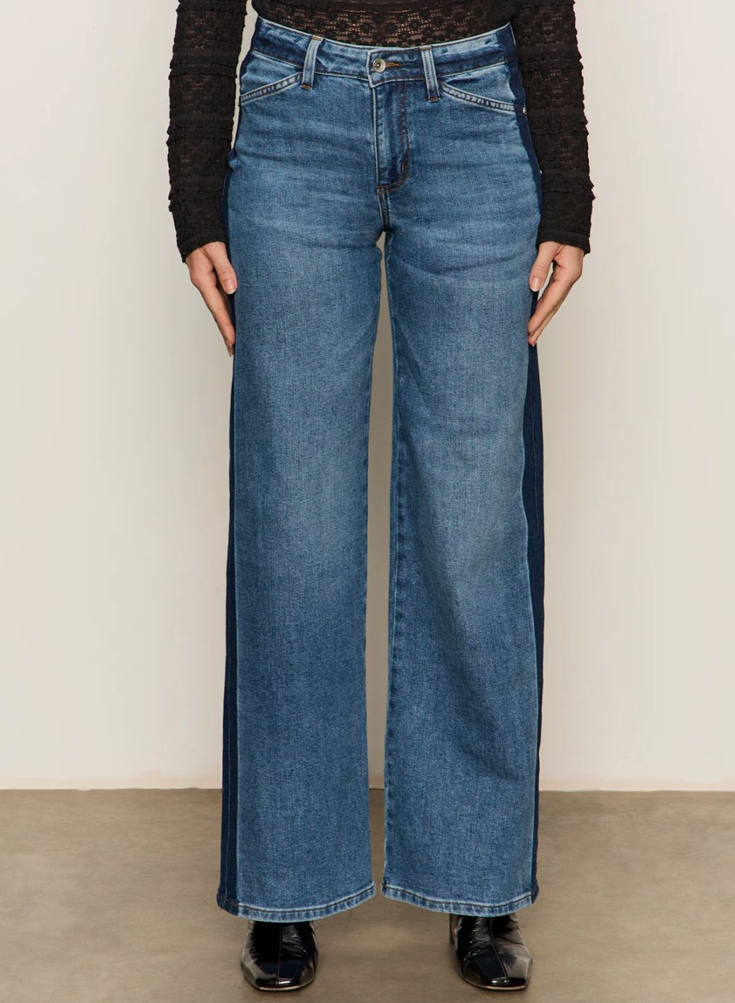 Sanctuary Tuxedo Relaxed Straight Jean