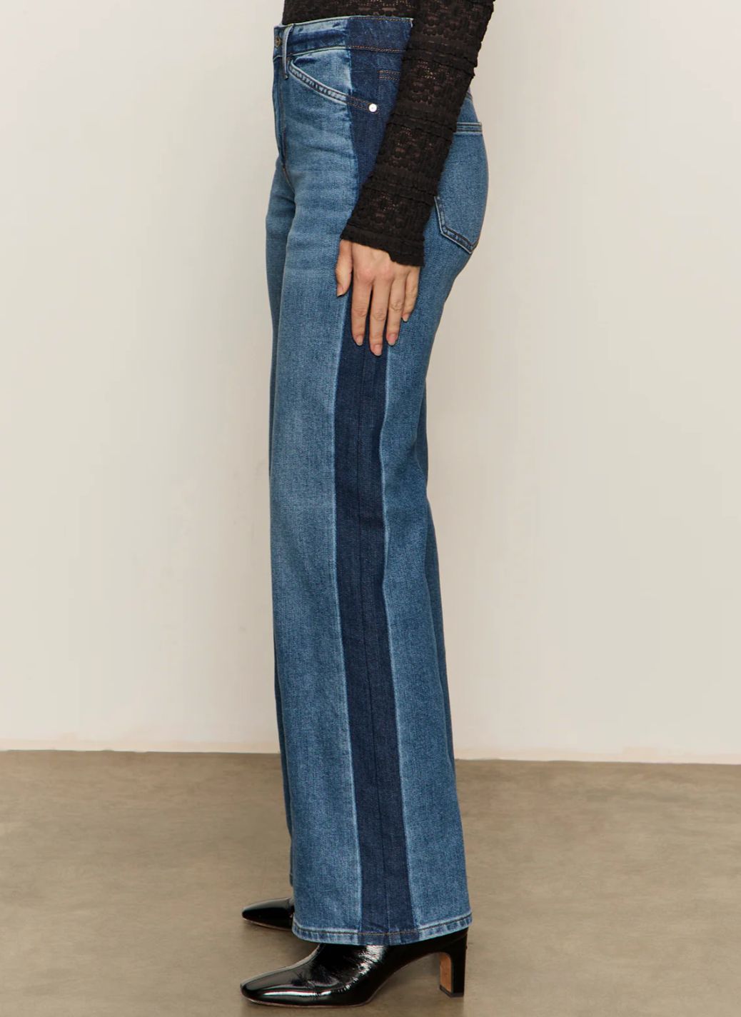 Sanctuary Tuxedo Relaxed Straight Jean