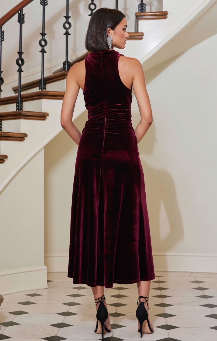 Bishop+Young - Elle Velvet Halter Dress