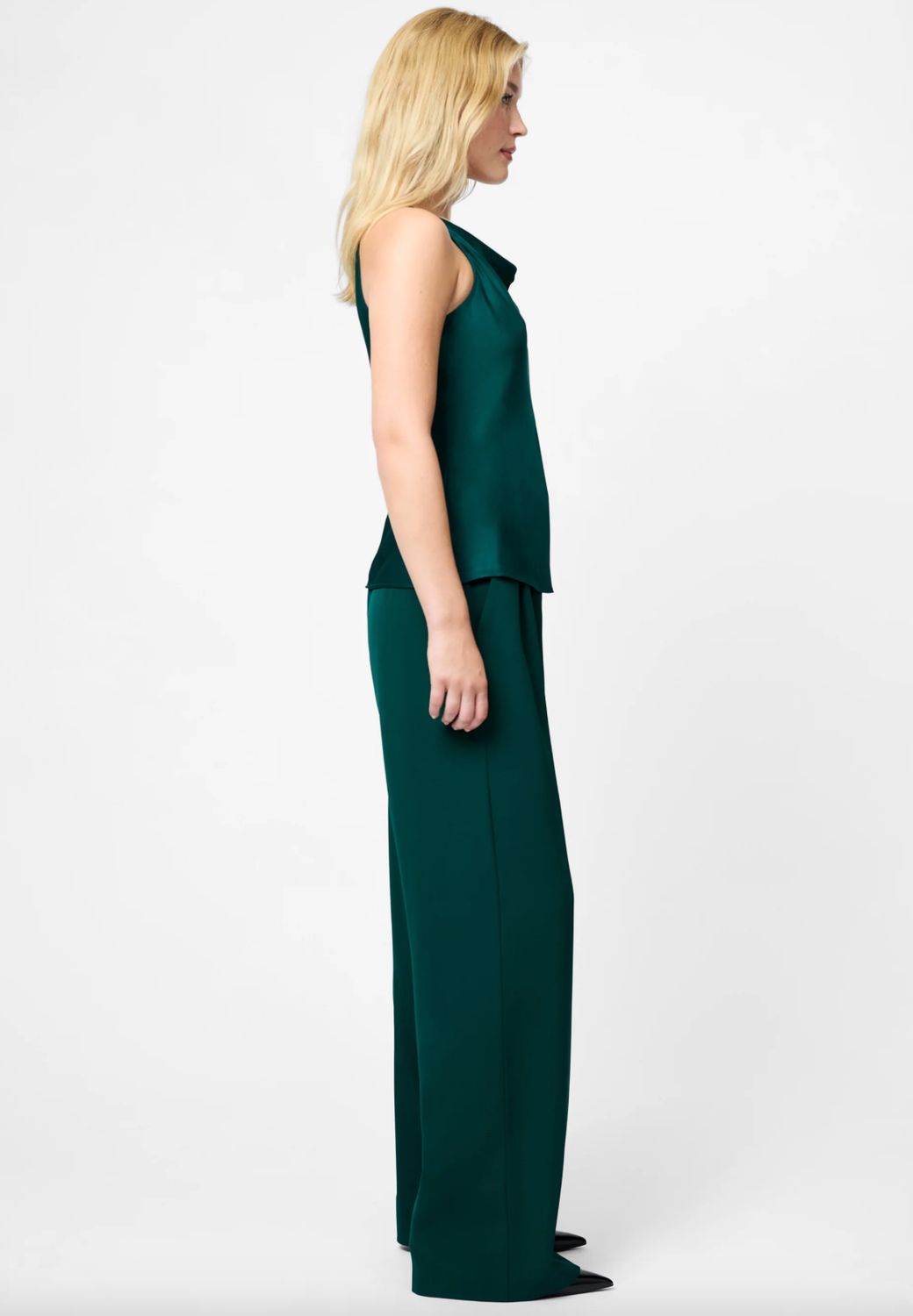 French Connection - Ennis Satin Cowl Neck Top