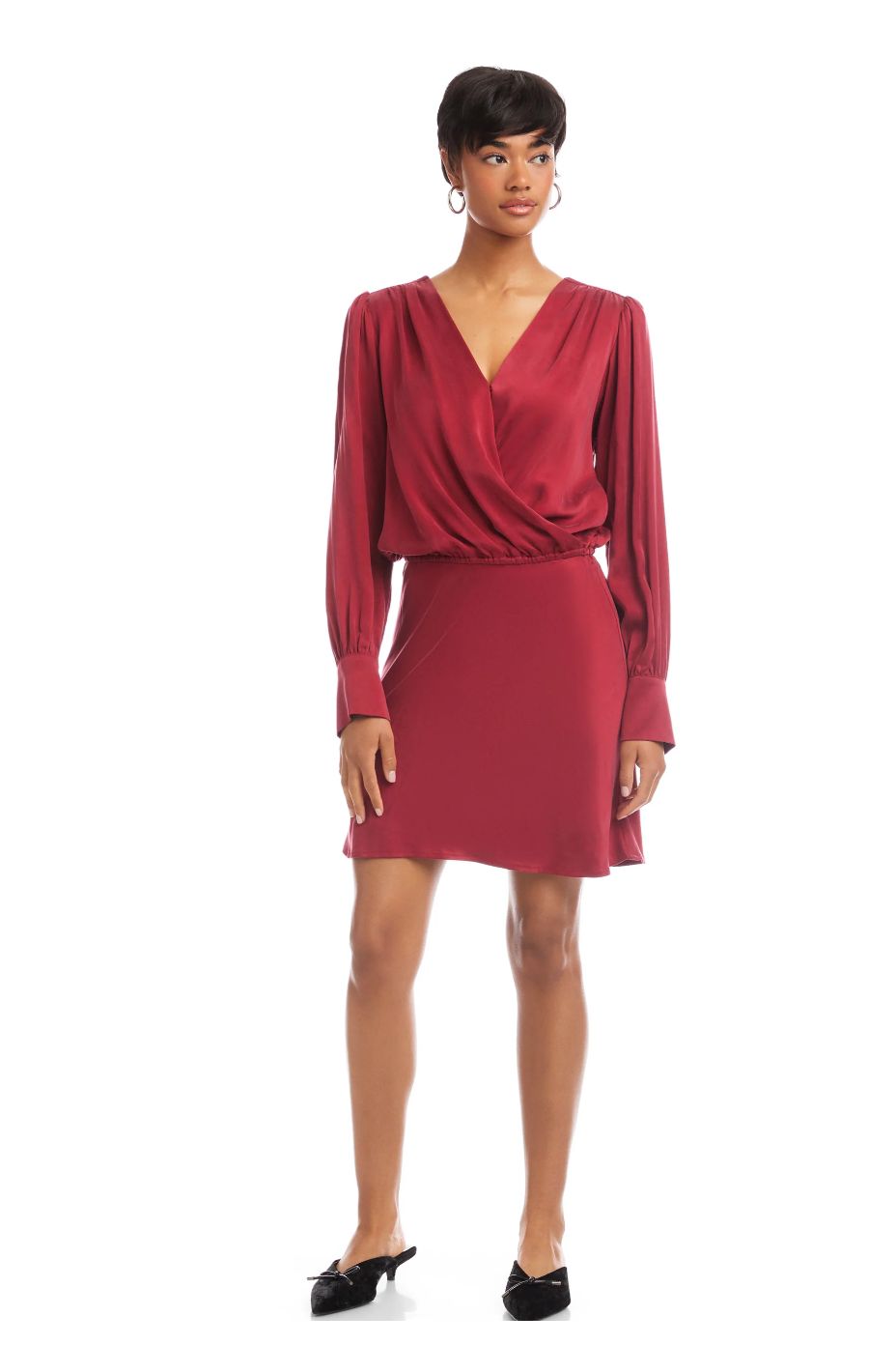 Fifteen Twenty Denise Drape Front Dress