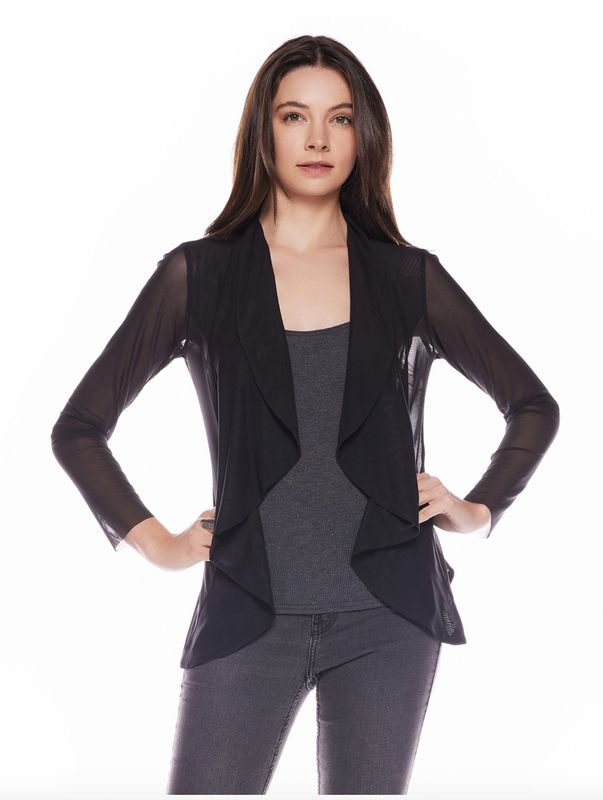 Viereck Meloni in Black Mesh