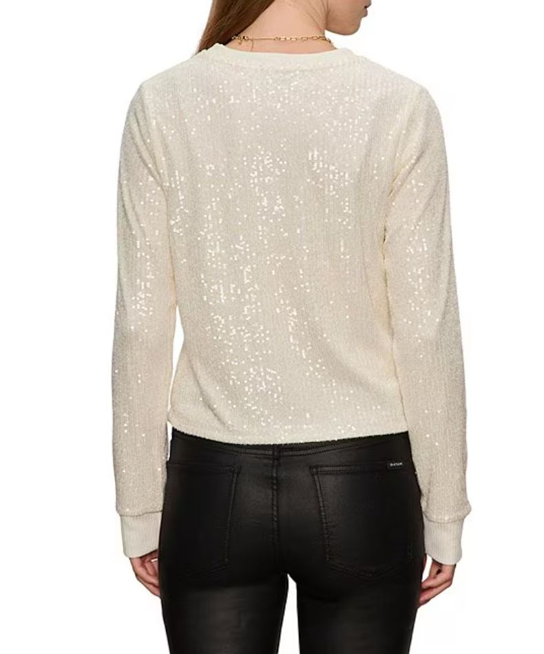 Sanctuary Sparkle Together Crew Neck Long Sleeve Top