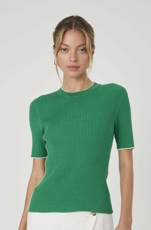 French Connection Mozza Short Sleeve Sweater