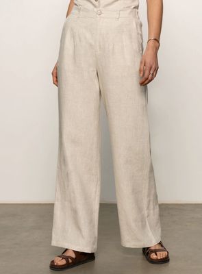 Sanctuary Hopper Semi High Rise Pant Flax