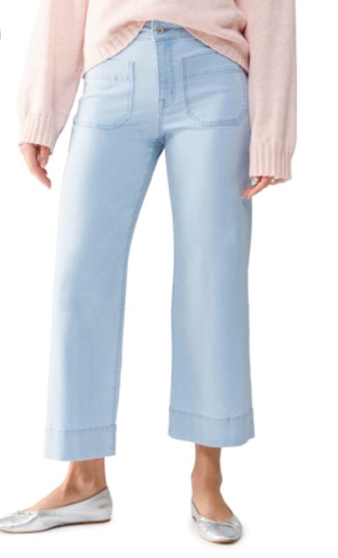 Sanctuary The Marine Standard Rise Denim Pant Ultra Pale