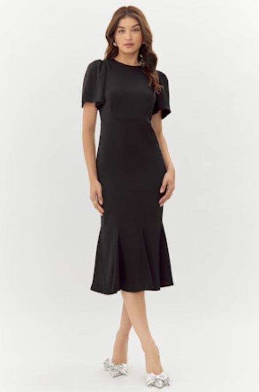 Adelyn Rae Taylor Mermaid Midi Dress