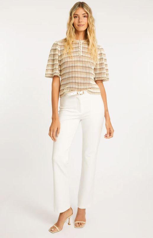 Caballero Avalon Ivory Pant