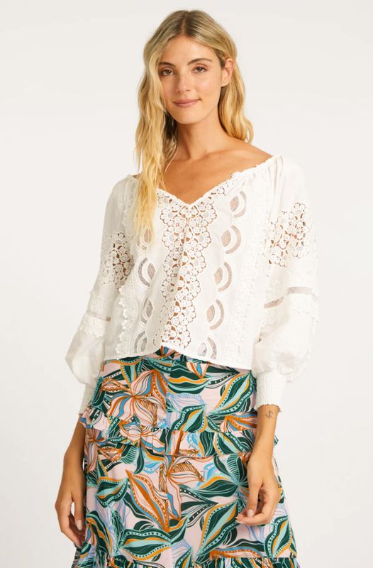 Caballero Collection Sybille Ivory Top