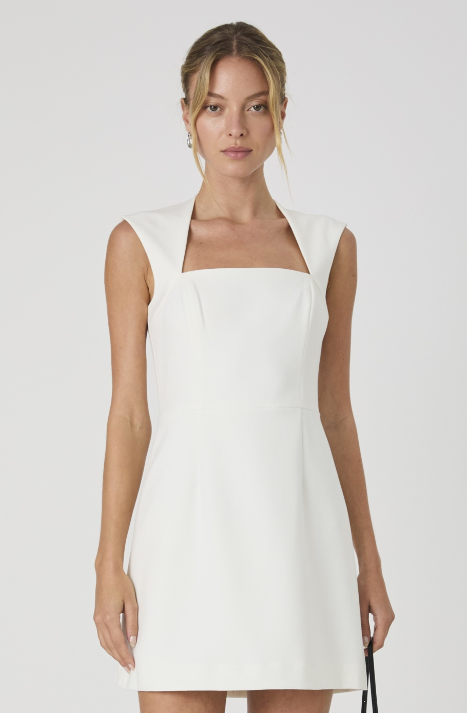 French Connection Whisper Ruth Square Neck Dress