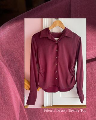 Fifteen Twenty Tawnie Side-Pleat Shirt