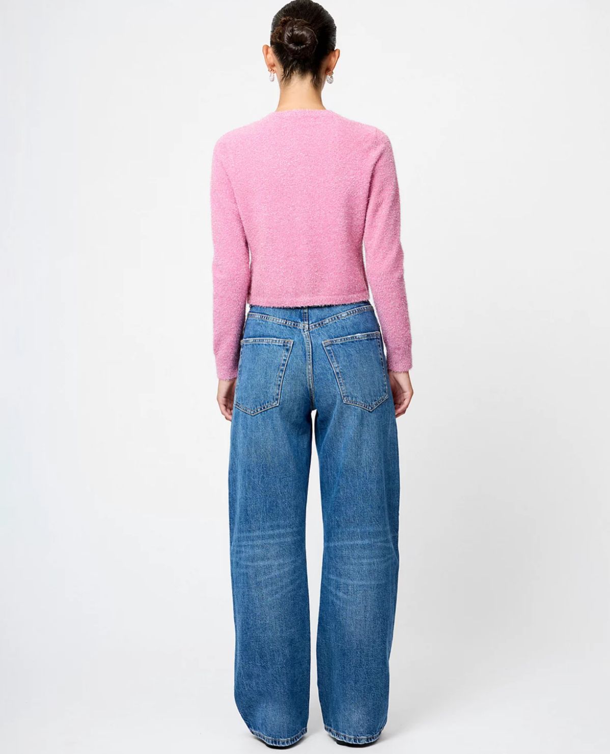 French Connection - Tinsel Knit Slim Cardigan Sweater