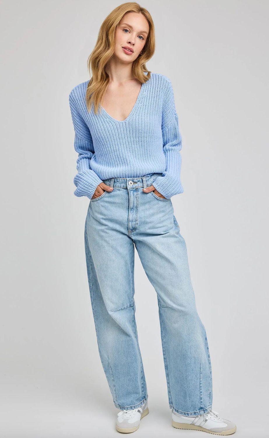 Gentle Fawn - Spencer V-Neck Knit Sweater