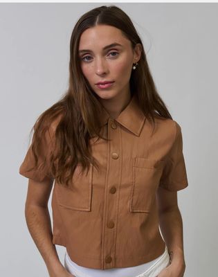Central Park West - Chelsea Vegan Cropped Jacket