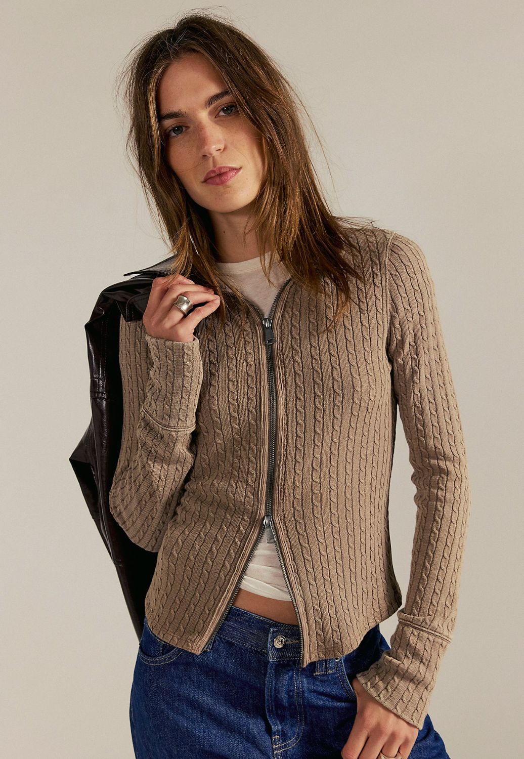 Free People - We The Free Brunch Girl Zip-Up