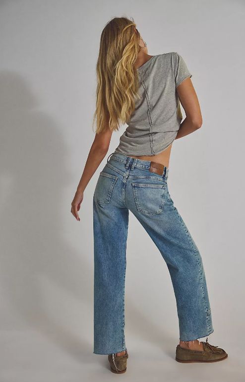 Free People - We The Free Risk Taker Mid-Rise Jeans