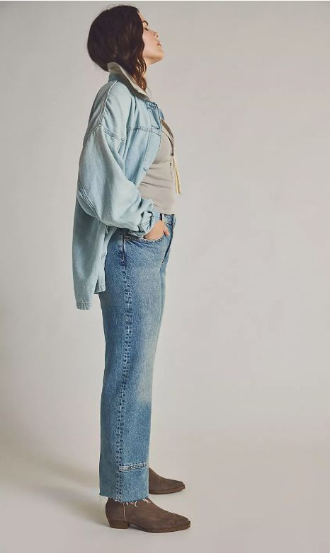 Free People - We The Free Risk Taker Mid-Rise Jeans