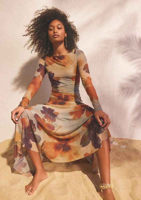 Free People - Sunnei Mesh Maxi Dress