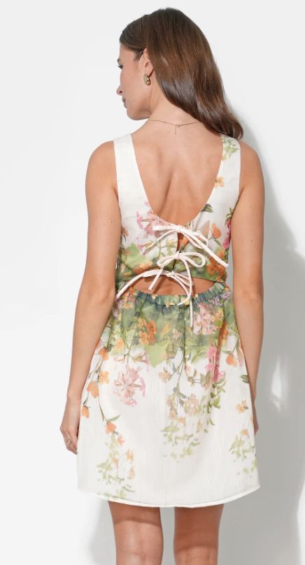 Adelyn Rae - Isla Scoop Neck Fit &amp; Flare Mini Dress