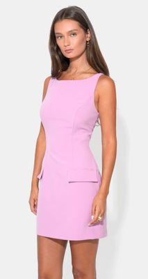 Adelyn Rae - Kayla Flap Pocket Mini Dress