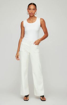 Fifteen Twenty - Sophia Faux Leather Wide - Leg Pants