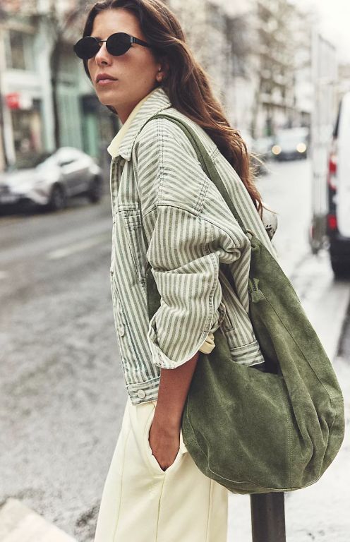 Free People - Roma Suede Tote Bag