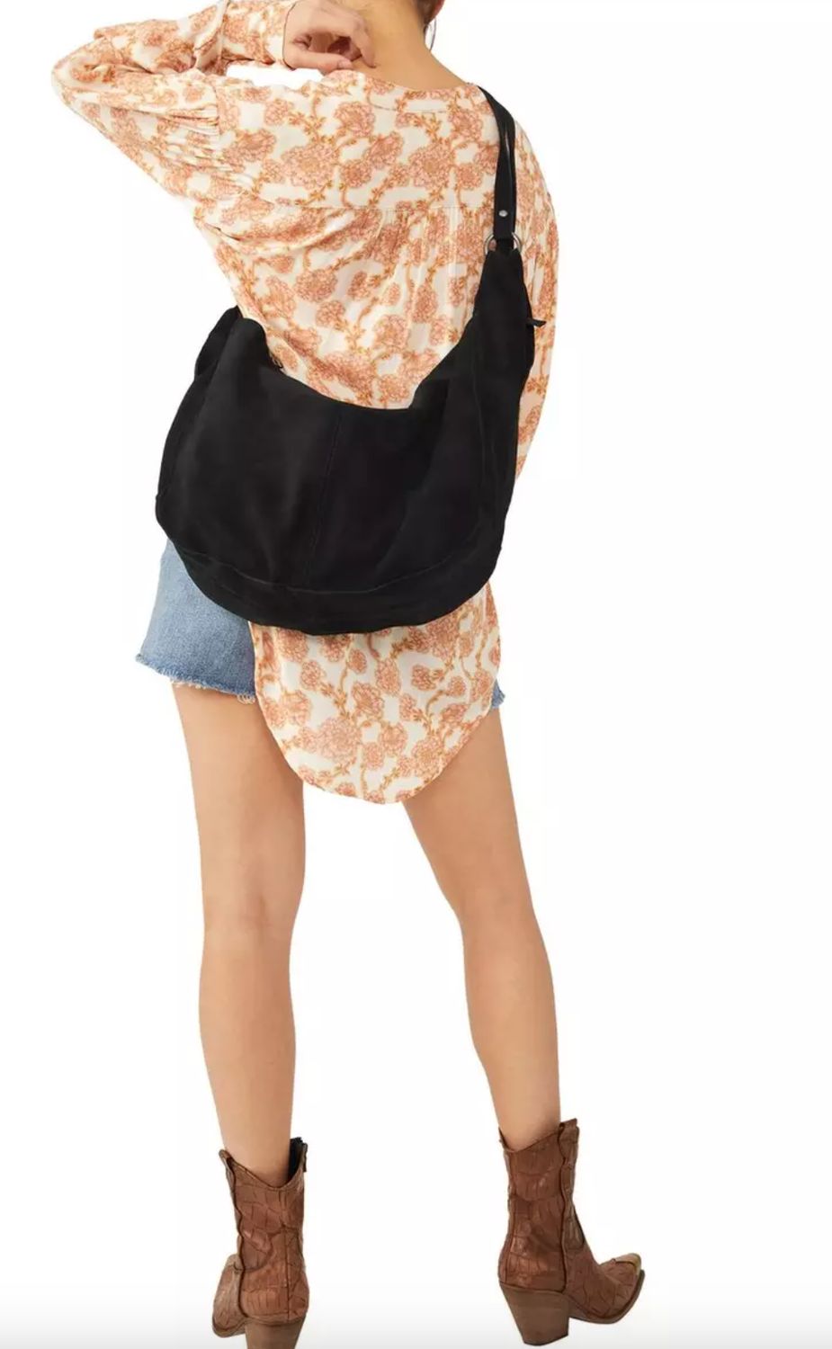 Free People - Roma Suede Tote Bag