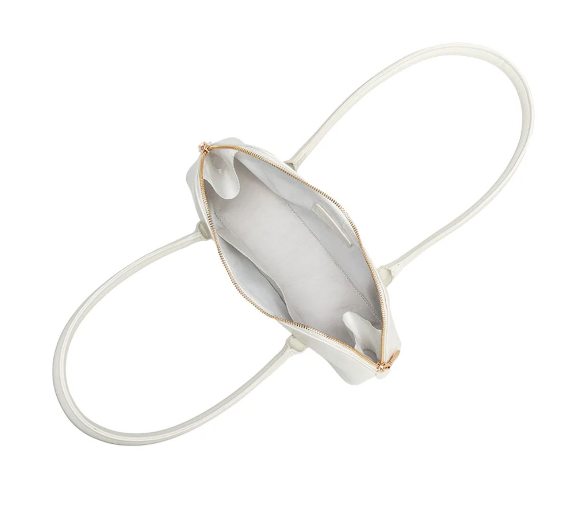 Melie Bianco - Dakota White Recycled Vegan Shoulder Bag