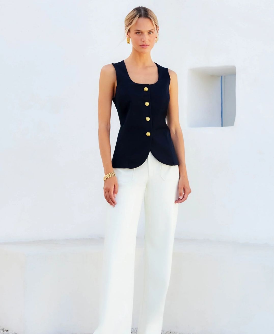 Fifteen Twenty - June Button Up Vest