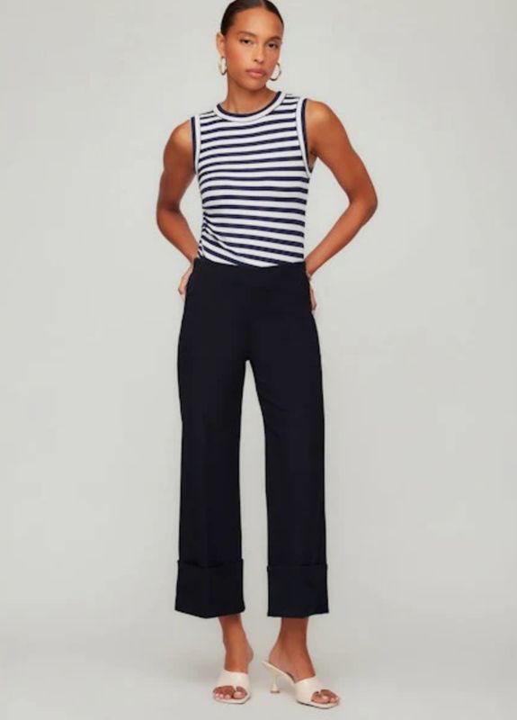 Fifteen Twenty - Regina Cuff Cropped Pants