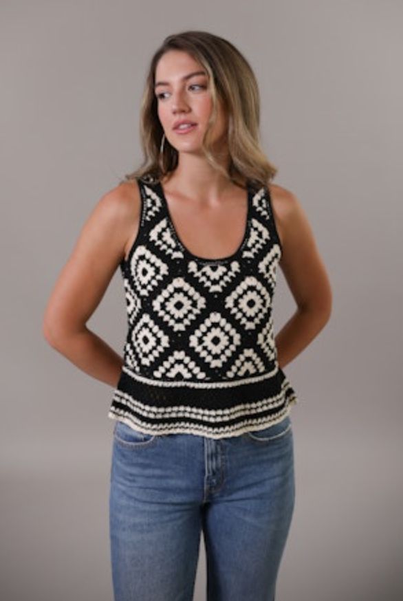 Central Park West - Winona Crochet Stitch Tank