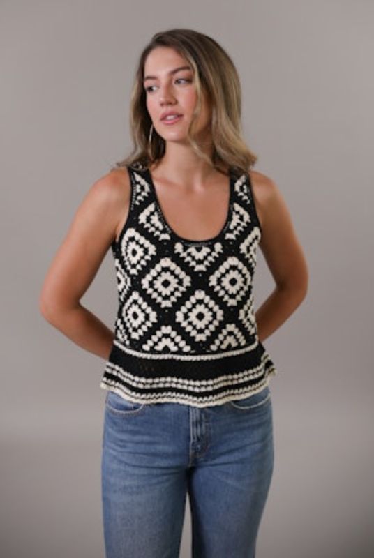 Central Park West - Winona Crochet Stitch Tank