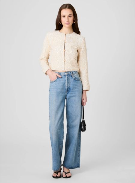 French Connection - Geo Shell Texture Woven Slim Jacket