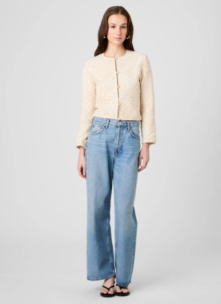 French Connection - Geo Shell Texture Woven Slim Jacket