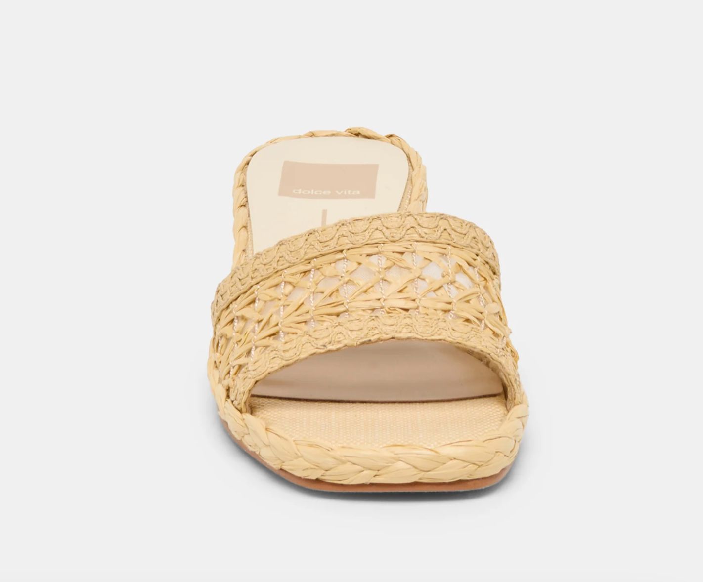Dolce Vita - Dixi Sandals Lt Natural Cross Hatch Raffia