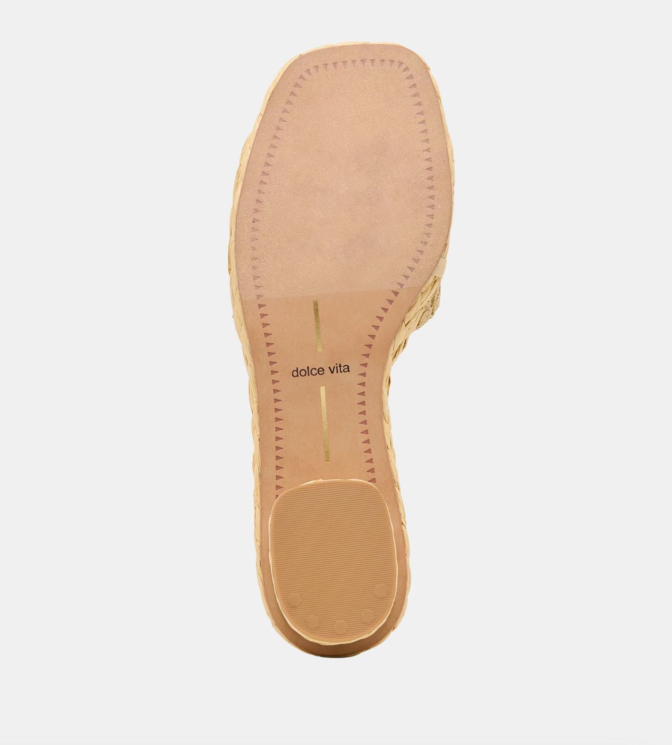 Dolce Vita - Dixi Sandals Lt Natural Cross Hatch Raffia