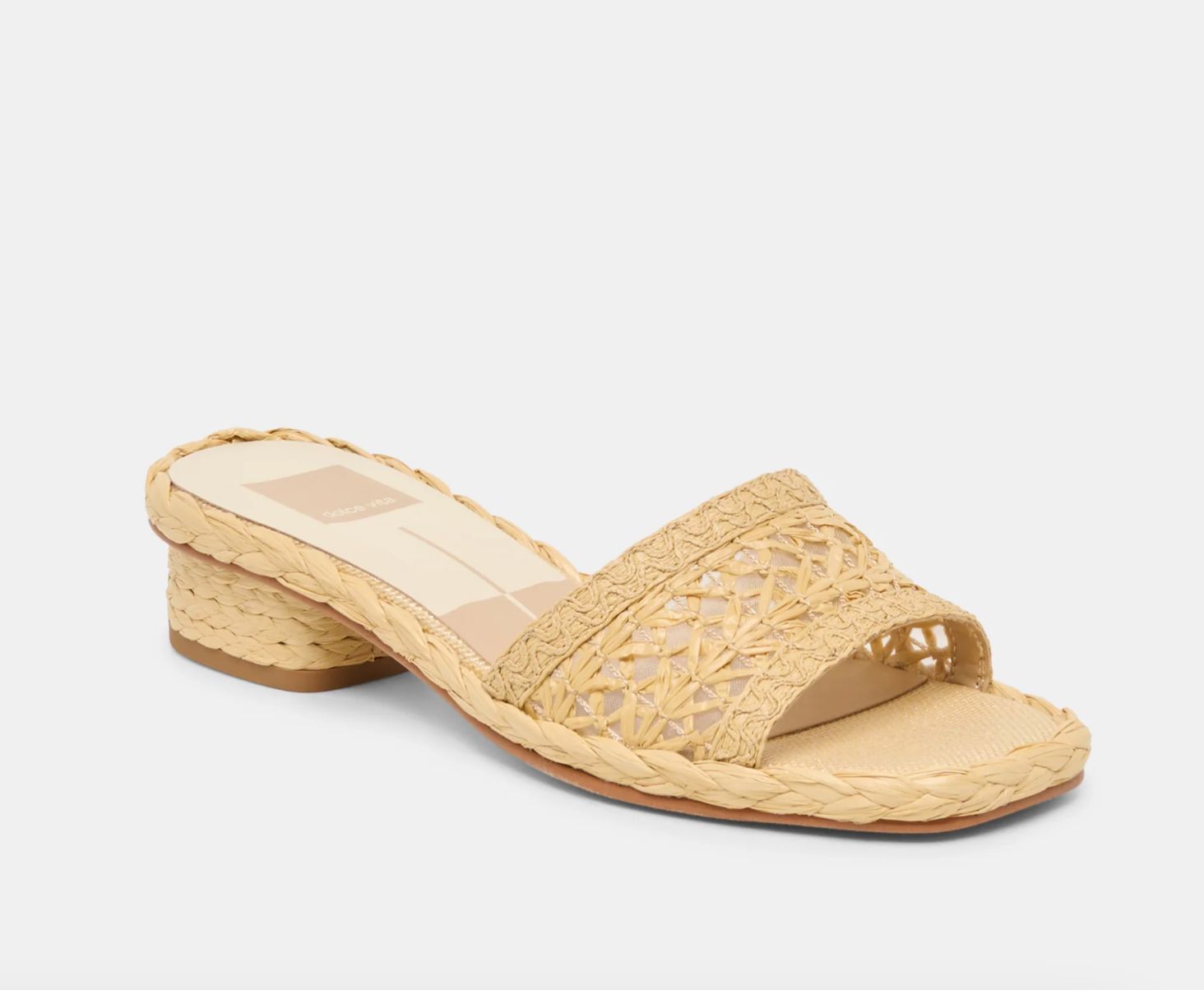 Dolce Vita - Dixi Sandals Lt Natural Cross Hatch Raffia