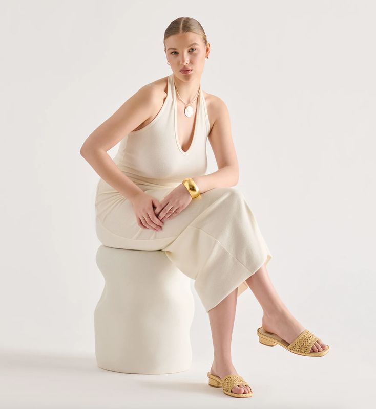Dolce Vita - Dixi Sandals Lt Natural Cross Hatch Raffia