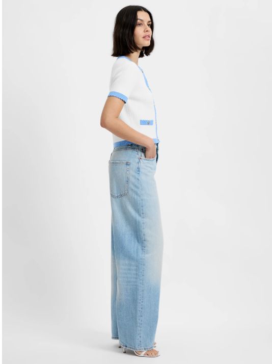 French Connection - Bennett Rib Knit Short Sleeve Top