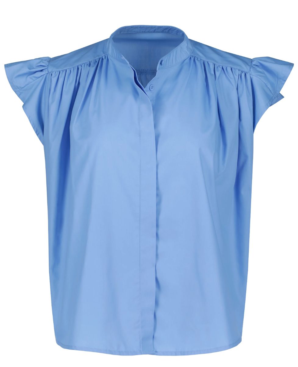 Bishop + Young - Camryn Flutter Sleeve Poplin Top