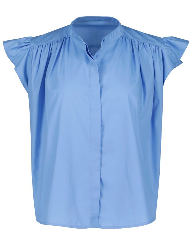Bishop + Young - Camryn Flutter Sleeve Poplin Top