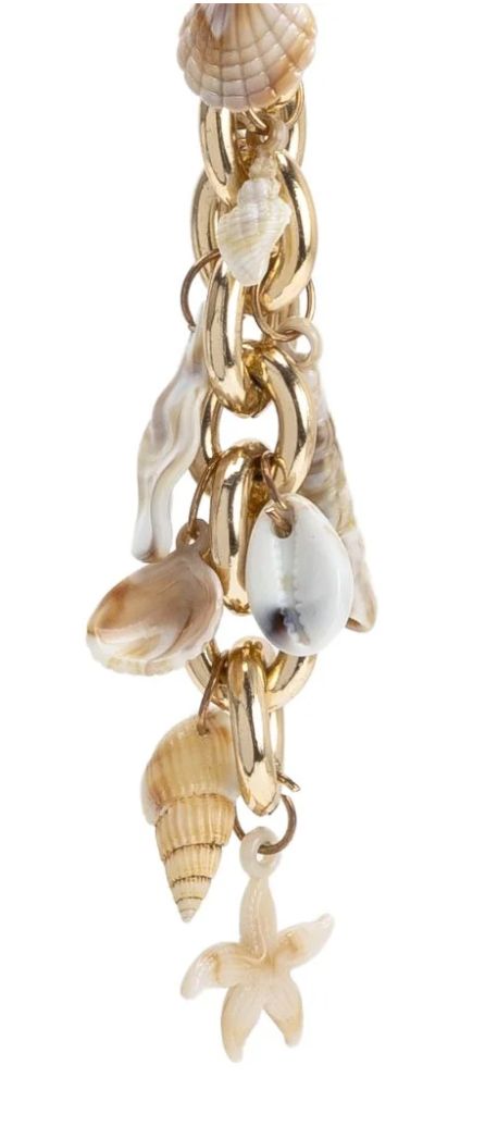 Melie Bianco - Seashell Gold Bag Charm