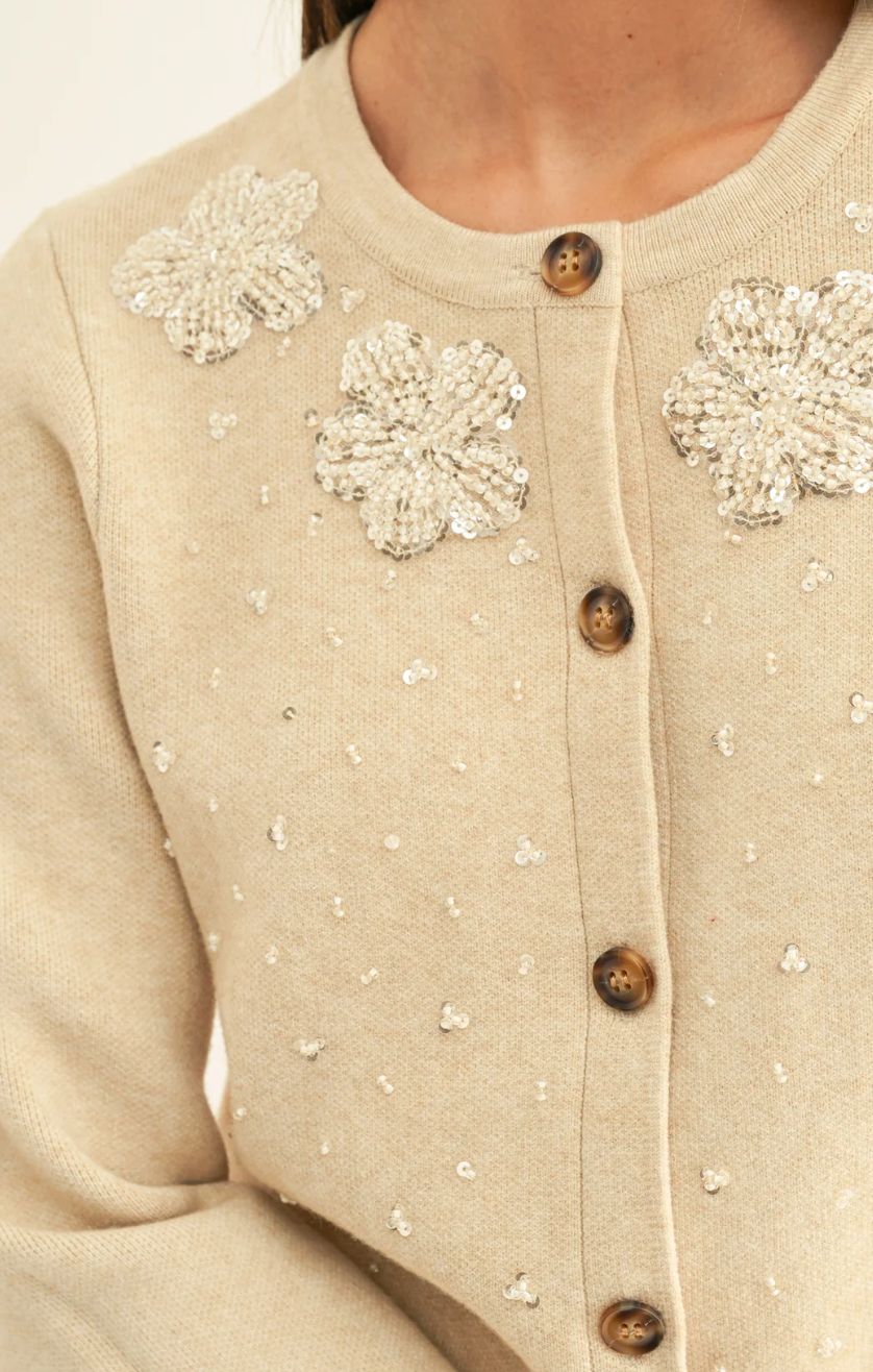 Addisyn Beaded Cardigan